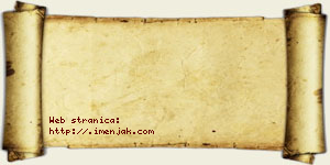 Jovana Belopoljac vizit kartica